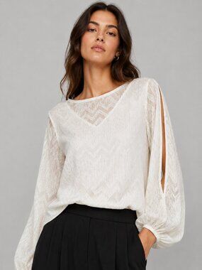 Joseph Ribkoff Chiffon Blouse